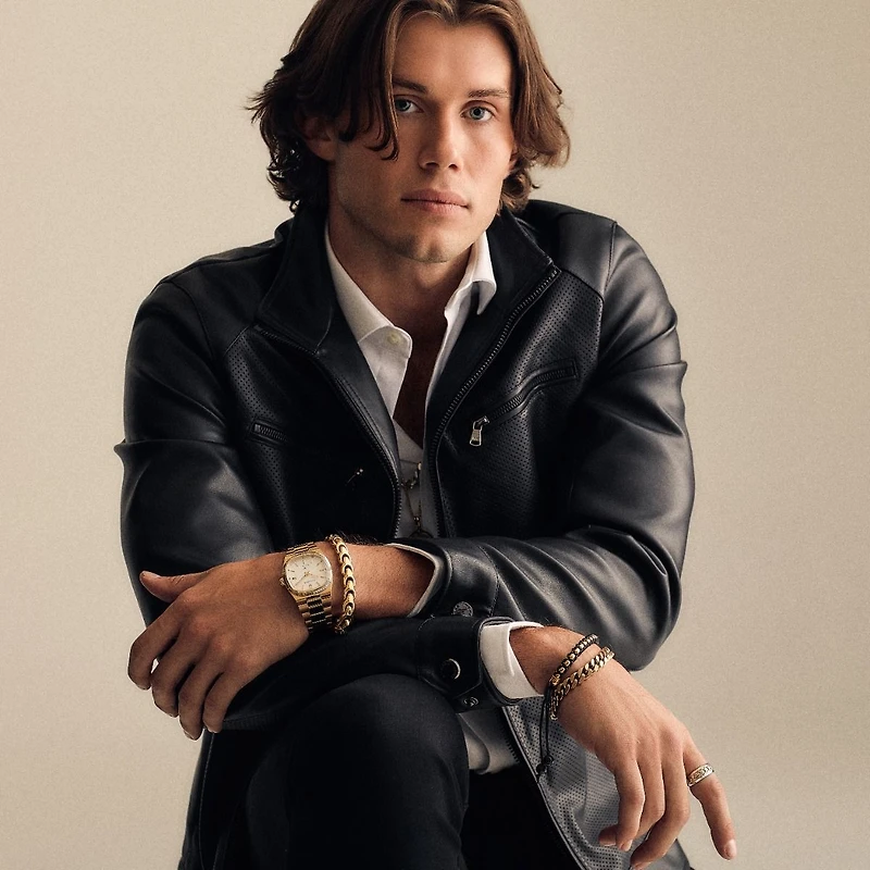 Bulova Seville Gold Tone White Dial Men's Watch - 97B223