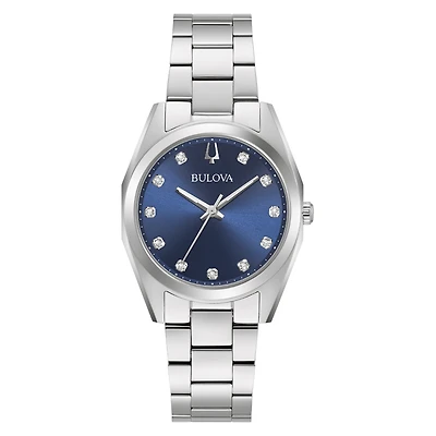 Bulova Surveyor Blue Dial Women's Watch - 96P229