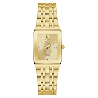 Bulova Futuro Yellow Gold "Lady of Guadalupe" Diamond Women's Watch