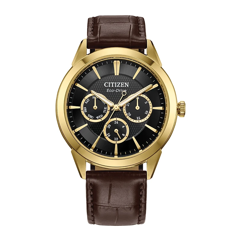 Citizen Classic Gold Case Men's Watch - BU2112-06E