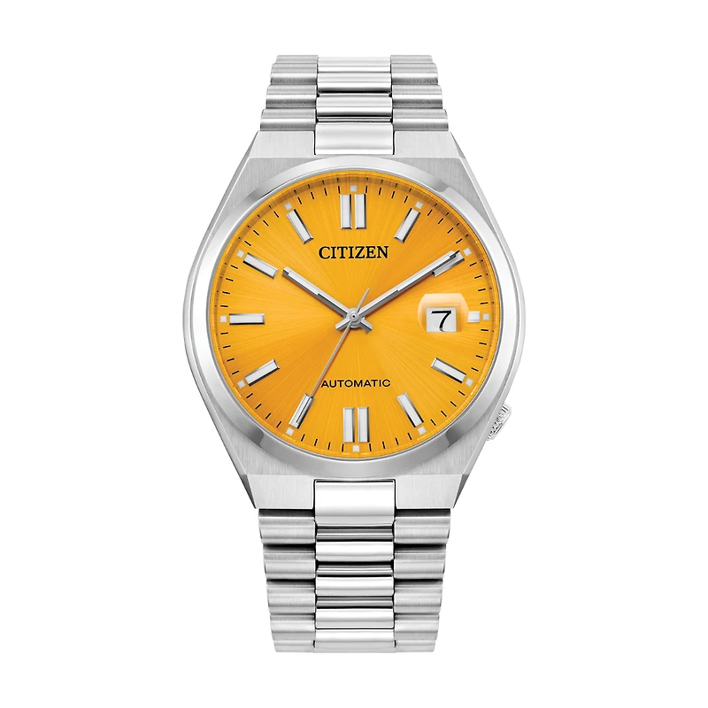 Citizen Tsuyosa Orange Dial Men's Watch - NJ0150-56Z