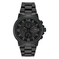 Citizen Nighthawk Black Chronograph Men's Watch - CA0295-58E