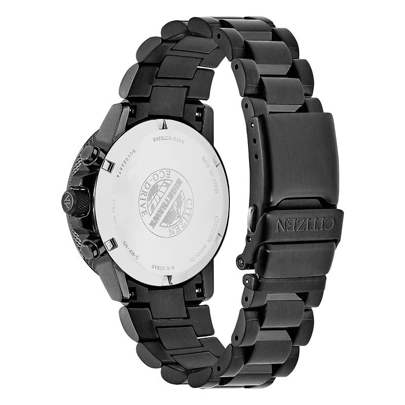 Citizen Nighthawk Black Chronograph Men's Watch - CA0295-58E