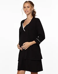 Lounge Chic Nightie & Robe PJ Set