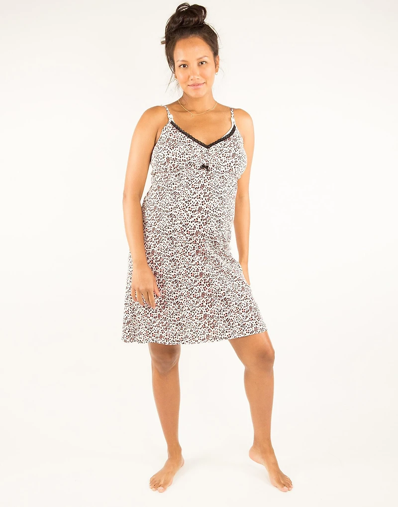 Leopard Nightie Slip