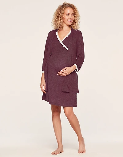 Lacey Nightie & Robe PJ Set