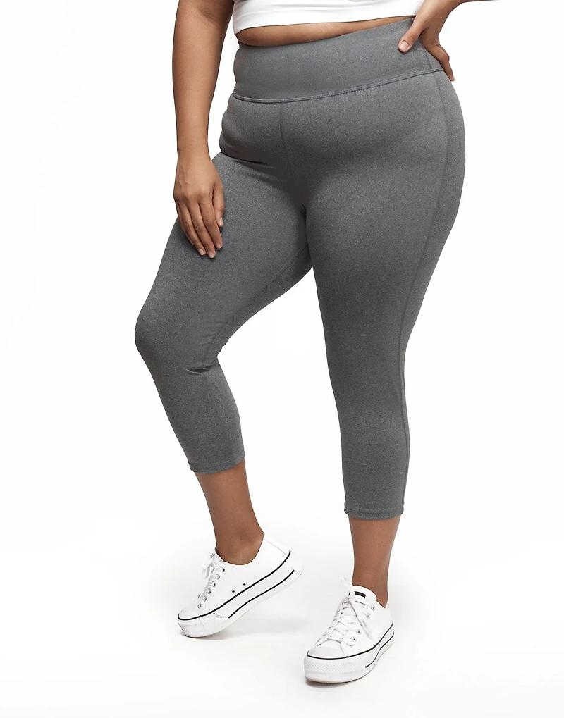 Haley Heathered Crop Plus