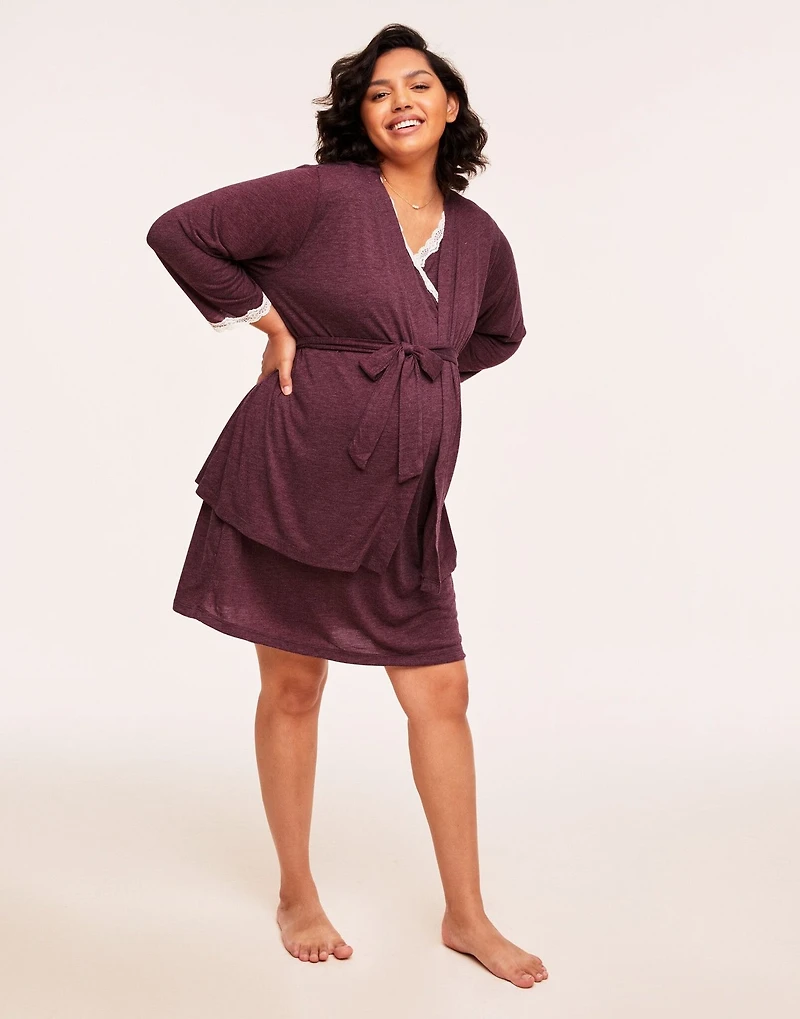 Lacey Nightie & Robe PJ Set