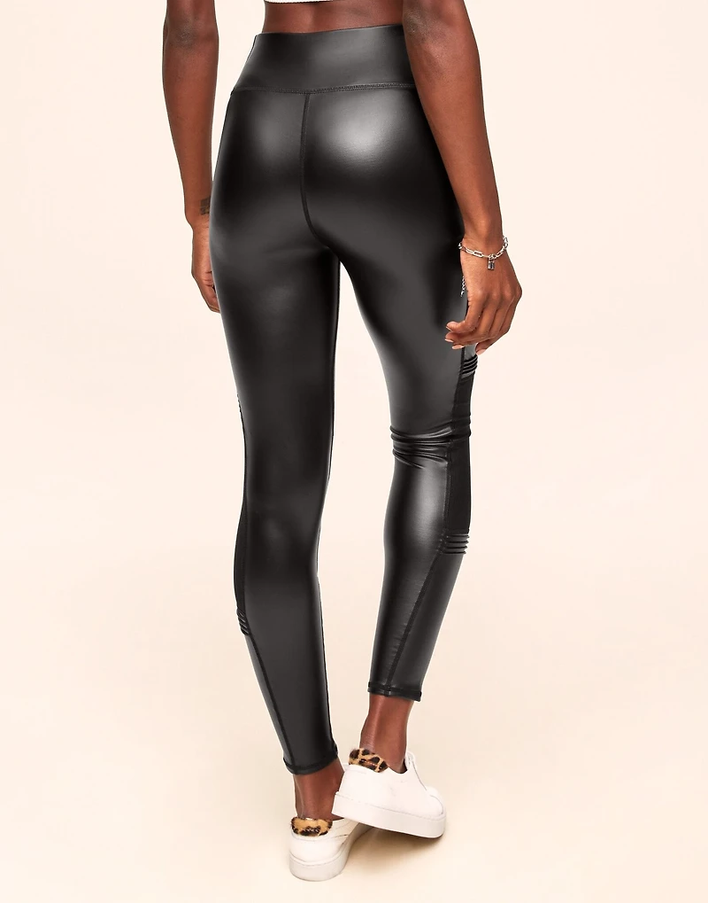 Lucy Novelty Leatherette Legging