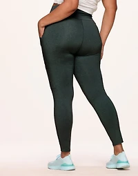 Haley Heathered Cargo Legging Plus