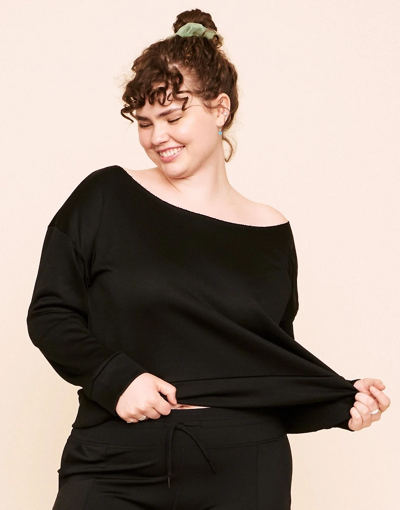 Reese Boat Neck Sweater Plus