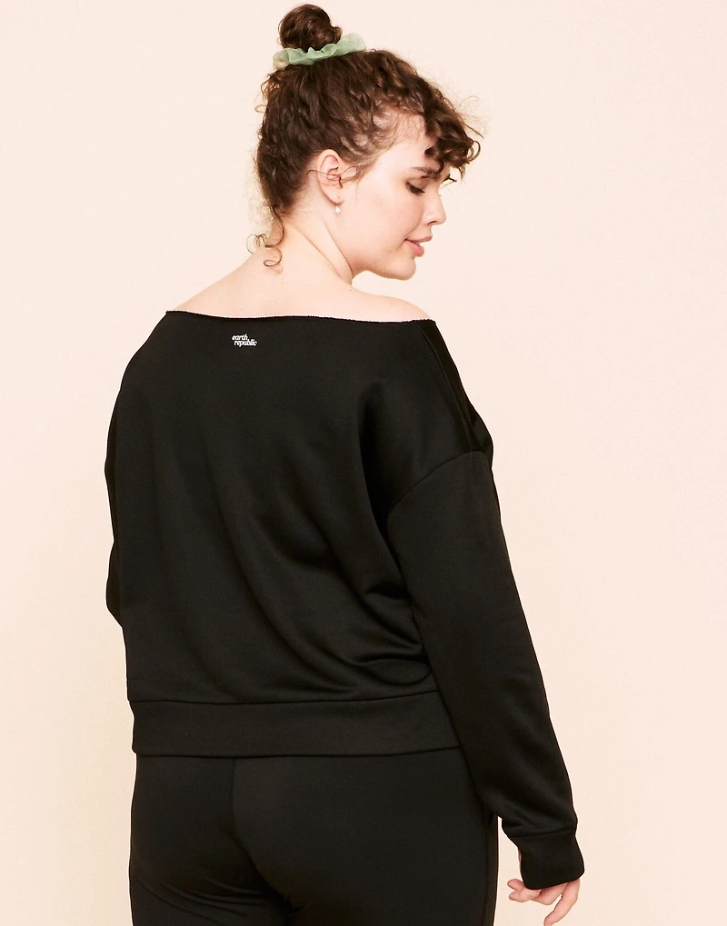 Reese Boat Neck Sweater Plus