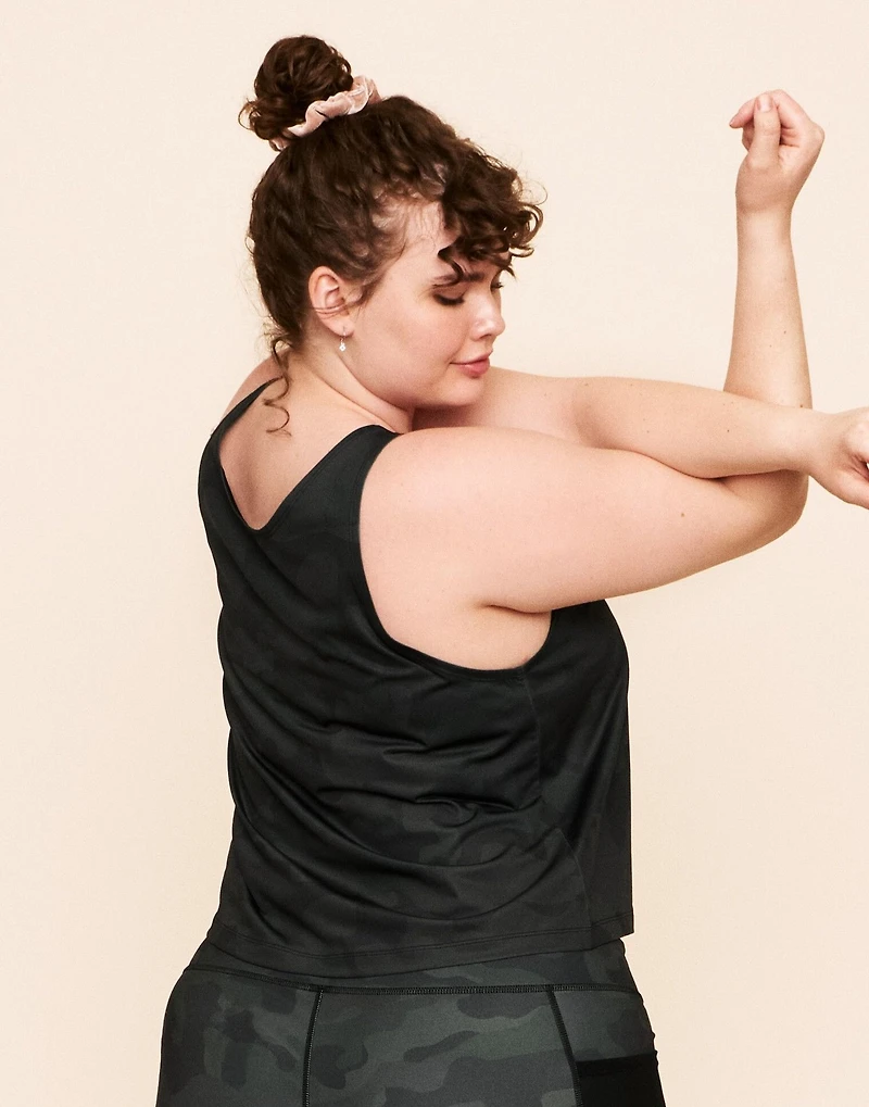 Micah Cropped Tank Plus