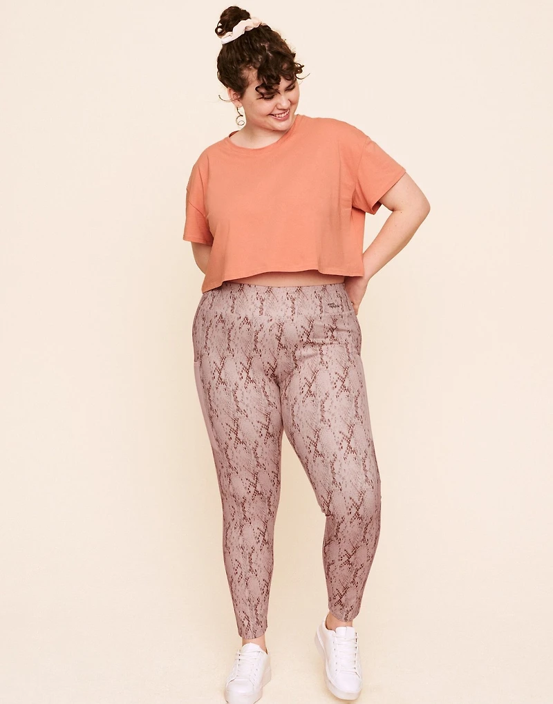 Austyn Cropped Crew Neck Tee Plus