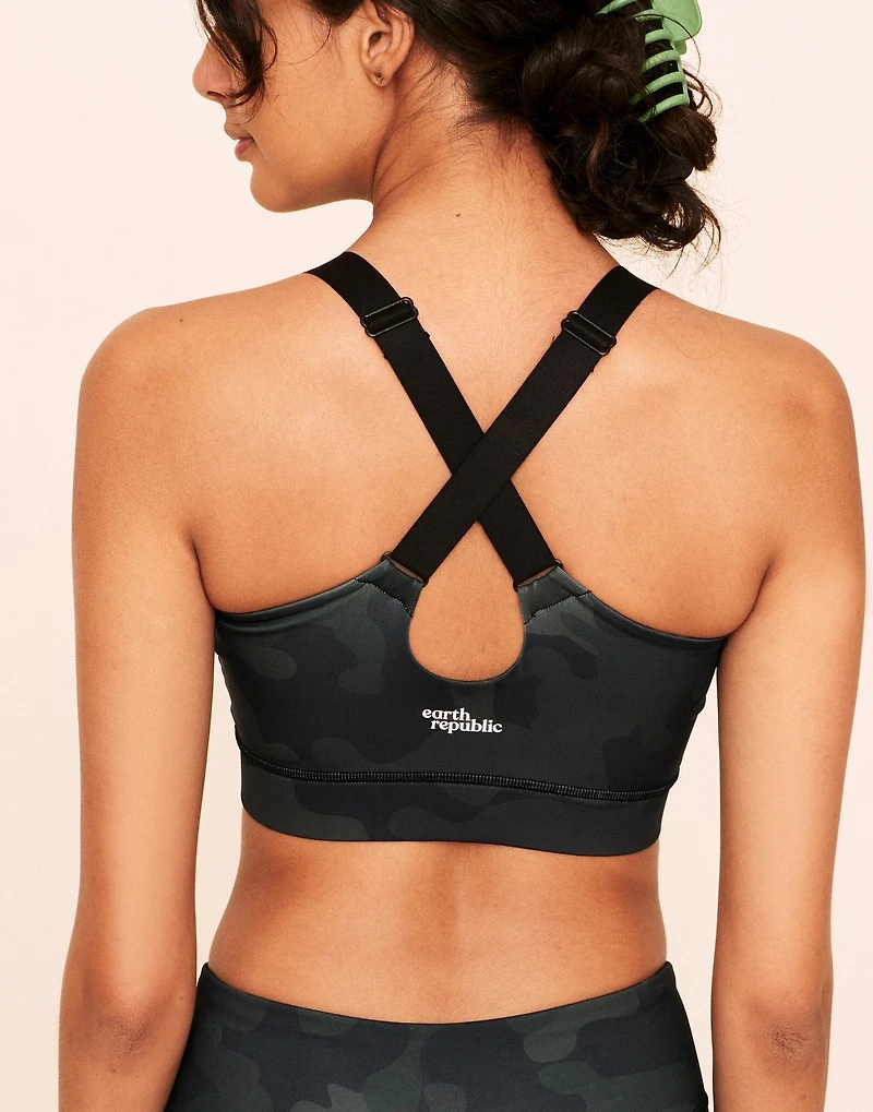 Evie Mid-Support Sports Bra Contour