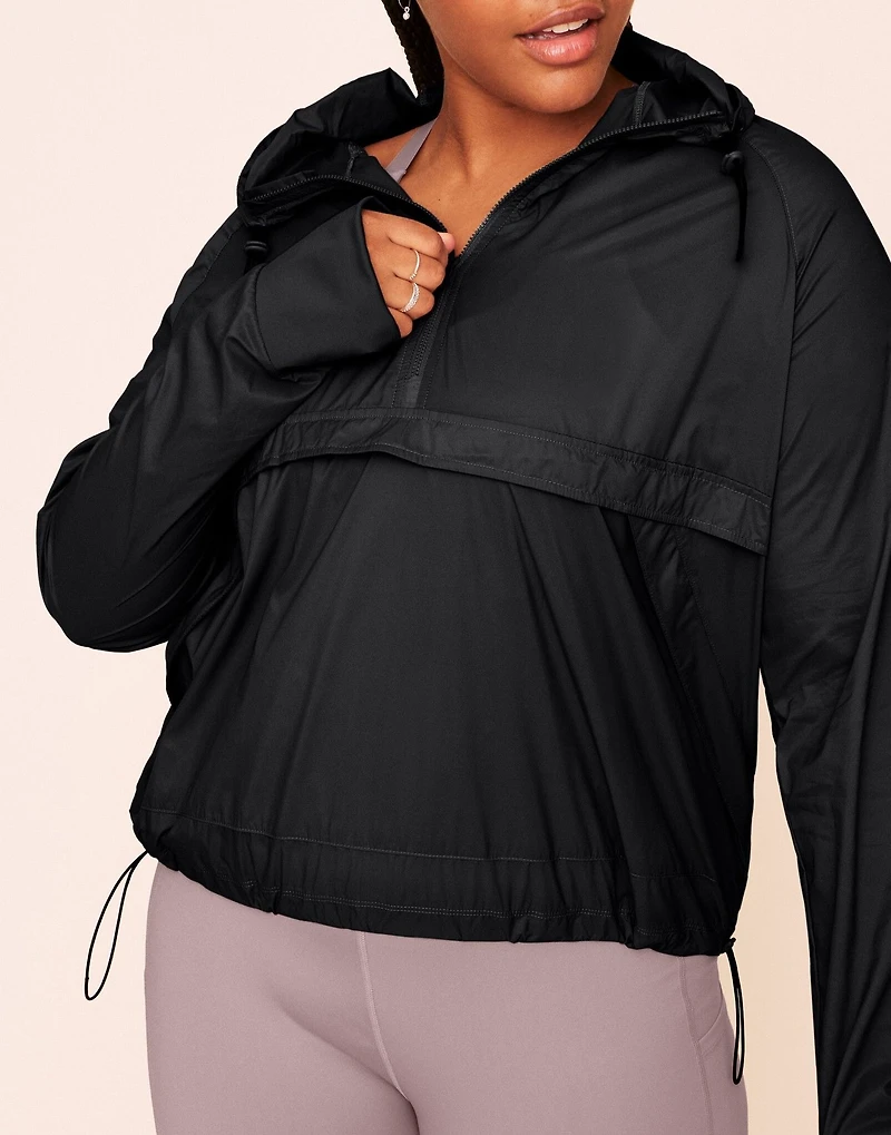 Lexie Sheer Windbreaker Jacket Plus