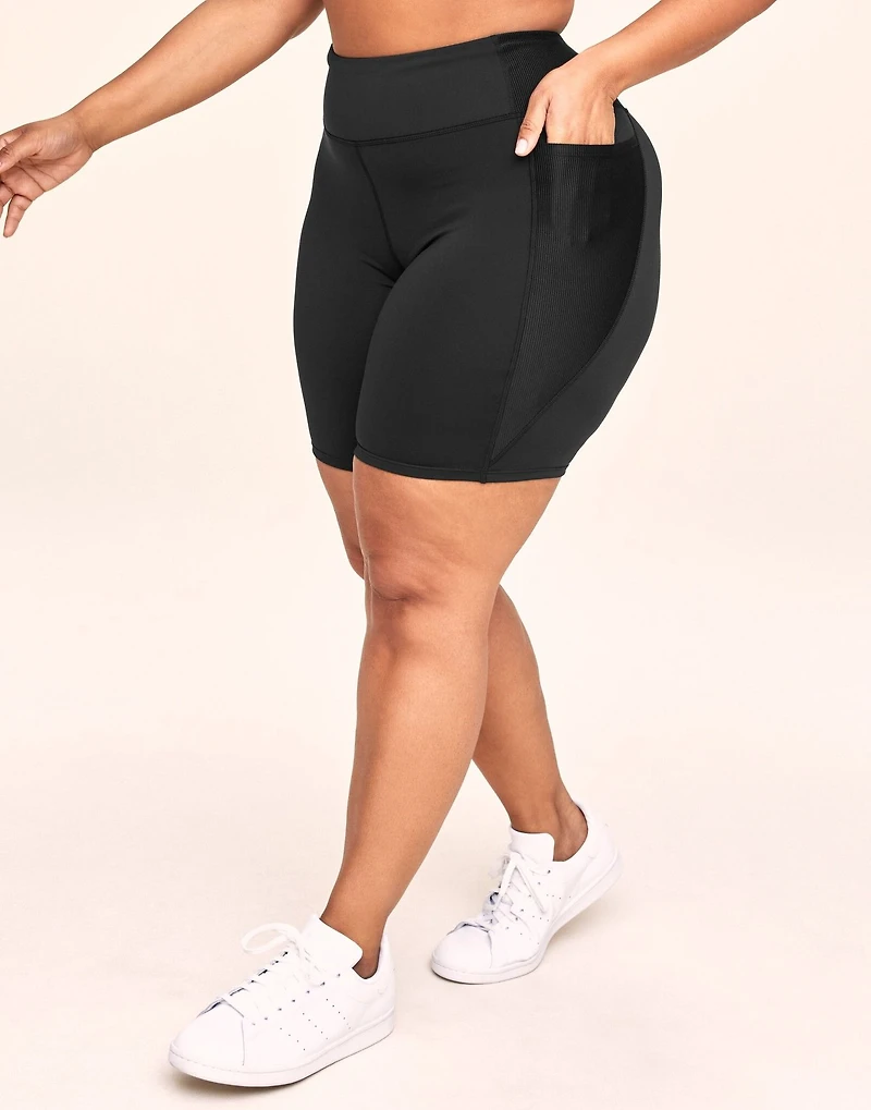 Bailey Brushed Biker Short Plus