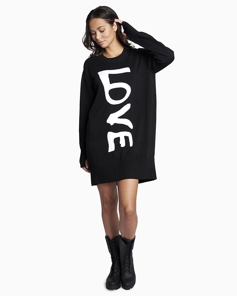 Organic Knit Sweater Dress