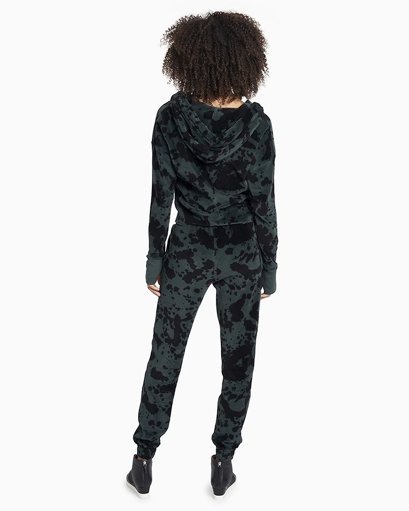 Organic Velour Zip Hoodie