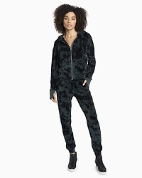 Organic Velour Zip Hoodie