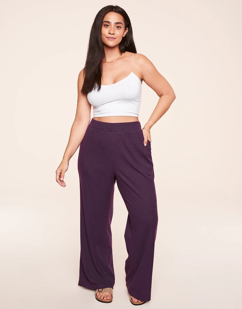 Riley Rib Lounge Pant Plus