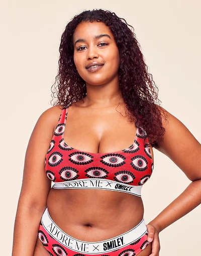 Adore Me x SMILEY Bralette Unlined Plus