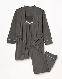 Lounge Chic PJ & Robe Set