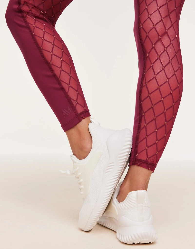 Lotus Novelty Mesh Legging