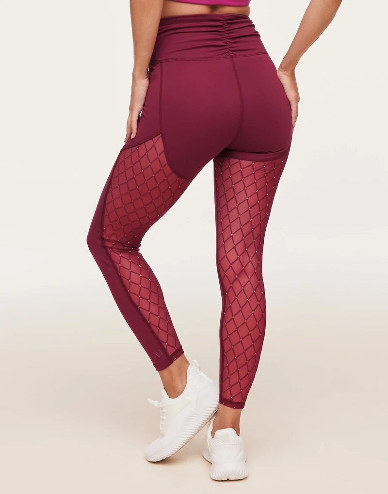 Lotus Novelty Mesh Legging