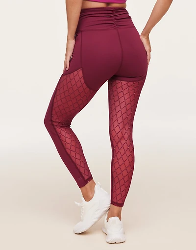 Lotus Novelty Mesh Legging