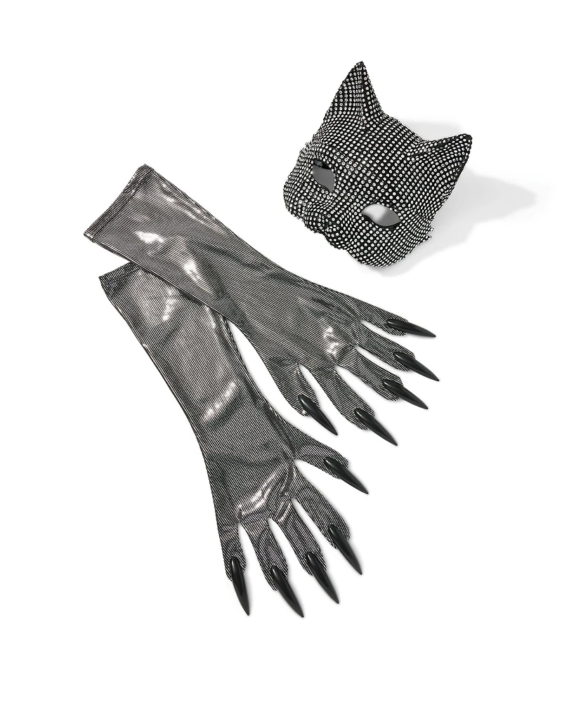 Cat Mask and Gloves
