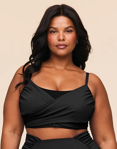 Nebula Ruched Sports Bra Contour Plus