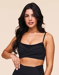 Nebula Ruched Sports Bra Contour