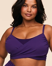 Nebula Ruched Sports Bra Contour Plus