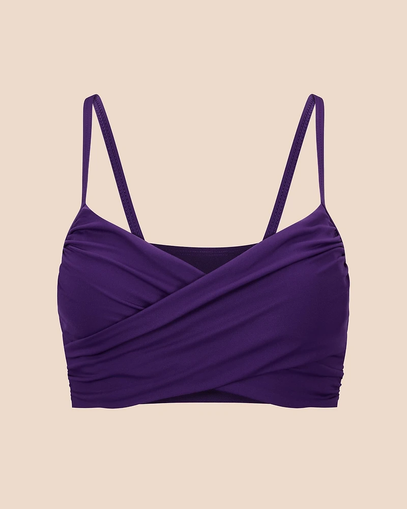 Nebula Ruched Sports Bra Contour