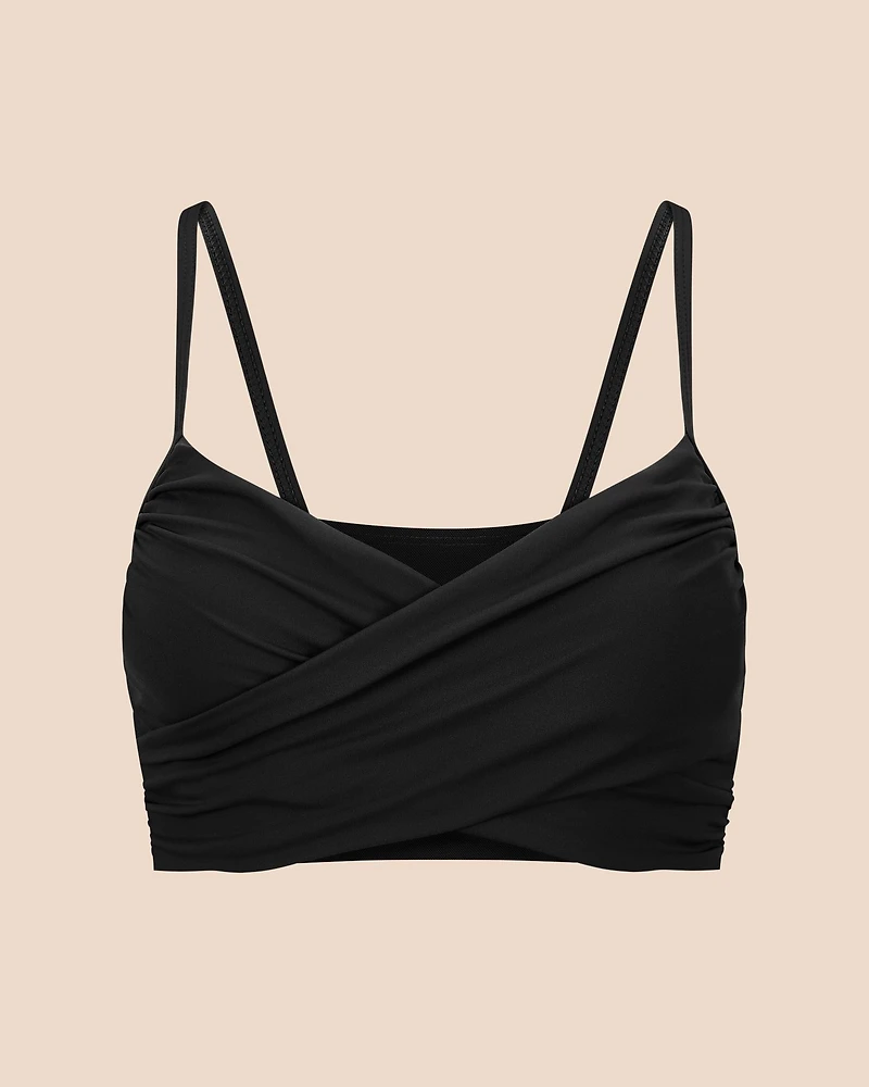 Nebula Ruched Sports Bra Contour