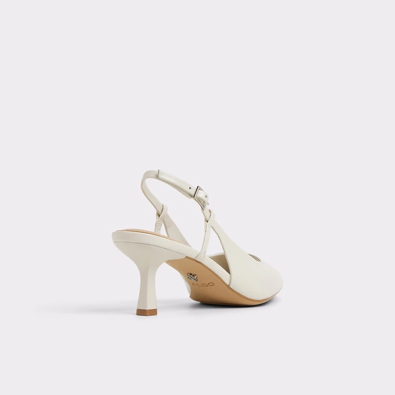 Adan White/Bone Women's Kitten heels | ALDO Canada