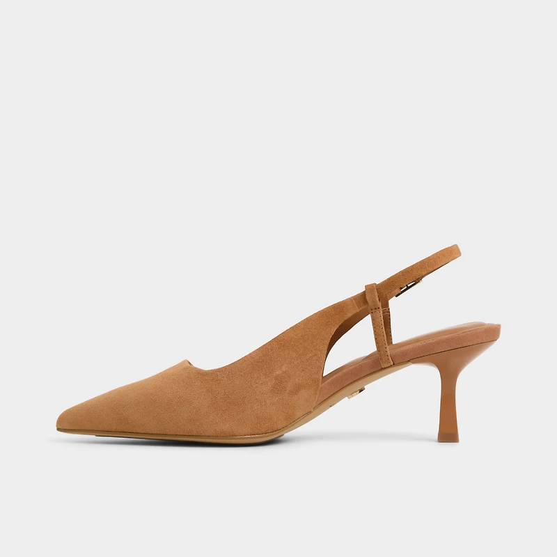 Adan Light Brown Women's Kitten heels | ALDO Canada