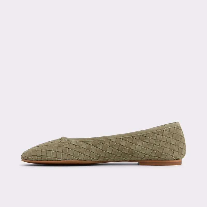 Adrabrinna Khaki Women's Ballet Flats | ALDO US