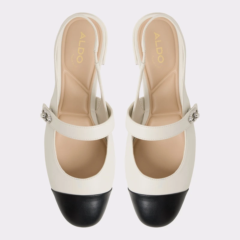 Agathe White/Bone Women's Block heels | ALDO Canada