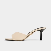 Annaberaen Light Beige Women's Heeled mules | ALDO Canada