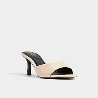 Annaberaen Light Beige Women's Heeled mules | ALDO Canada
