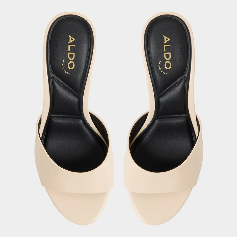 Annaberaen Light Beige Women's Heeled mules | ALDO Canada
