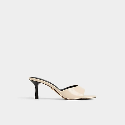 Annaberaen Light Beige Women's Heeled mules | ALDO Canada