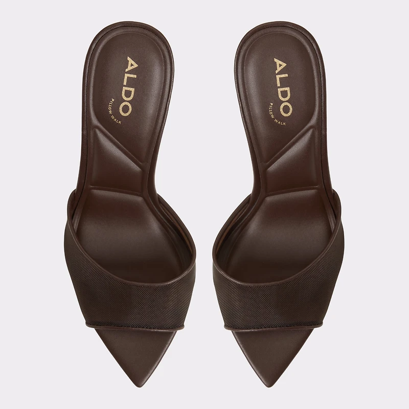 Anyabrilden Dark Brown Women's Heeled mules | ALDO US