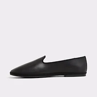 Aurabelle Black Leather Smooth Women's Loafers & Oxfords | ALDO Canada