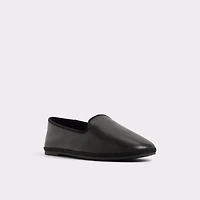 Aurabelle Black Leather Smooth Women's Loafers & Oxfords | ALDO Canada
