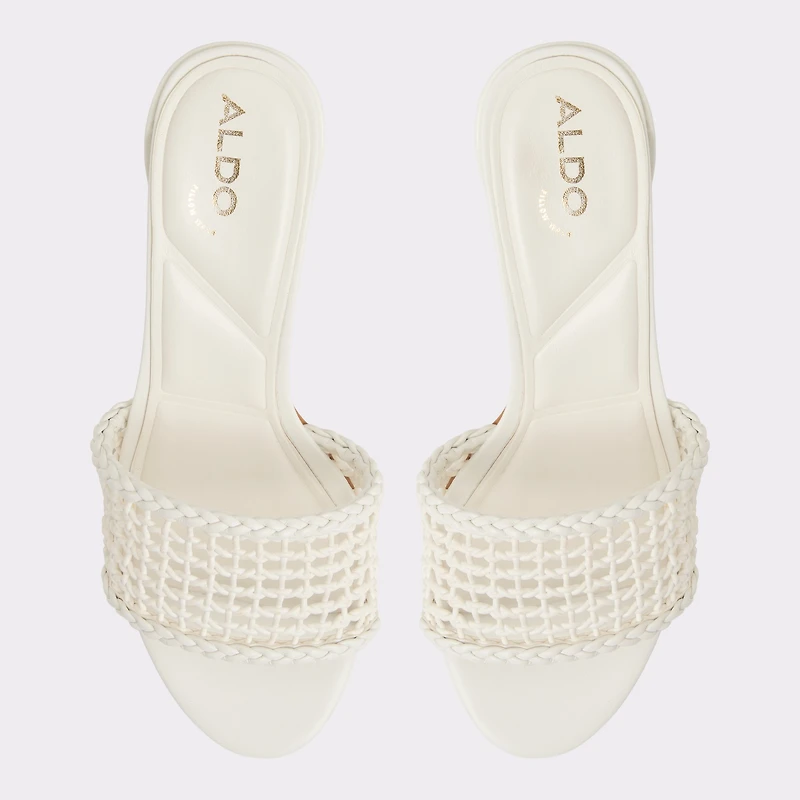 Beachdate White/Bone Women's Block heels | ALDO Canada
