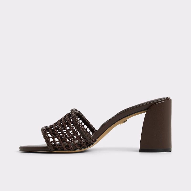 Beachdate Dark Brown Women's Block heels | ALDO Canada