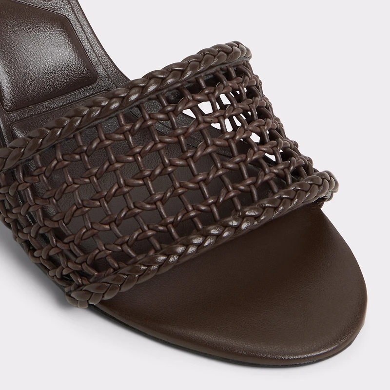 Beachdate Dark Brown Women's Block heels | ALDO US